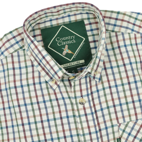 Country Classics Mens Long Sleeve Buttoned Down Collar Shirt - Taunton Blue - Just £18.99! Shop now at Warwickshire Clothing. 