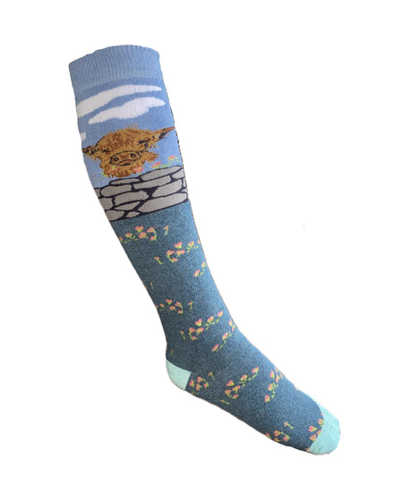 Hazy Blue Welly Socks (Sizes 3-8) - Just £6.49! Shop now at Warwickshire Clothing. 