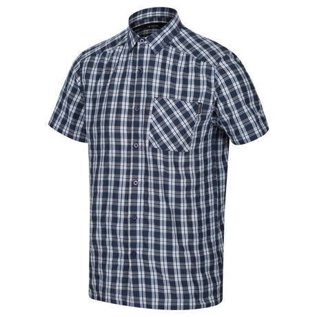 Regatta Mens Mindano V Check Short Sleeve Shirt - Just £14.99! Shop now at Warwickshire Clothing. 