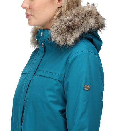 Regatta Womens Serleena II Waterproof Insulated Fur Trim Hooded Parka Jacket - Just £39.99! Shop now at Warwickshire Clothing. 