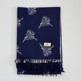 House of Tweed Highland Cattle Scarf - Just $14.99! Shop now at Warwickshire Clothing. Free Dellivery.