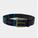 Hazy Blue Brown Leather Polo Belts: Equestrian Style & Everyday Elegance - Jordon