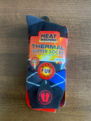 Men's Heat Machine 2.3 Tog Fur Lined Thick Argyle Thermal Slipper Socks - Just £6.99! Shop now at Warwickshire Clothing. 