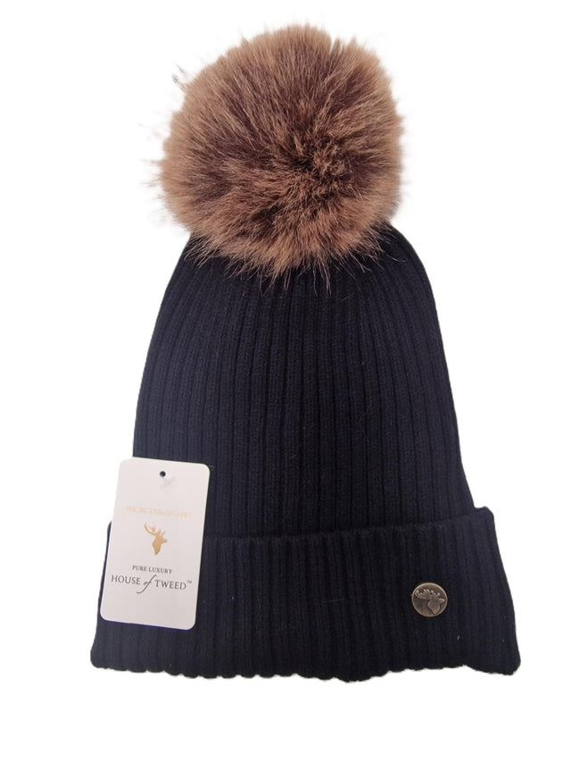 House Of Tweed Womens Luxury Bobble Beanie Hat Warm Pom Pom Ladies Wooly - Just $13.99! Shop now at Warwickshire Clothing. Free Dellivery.