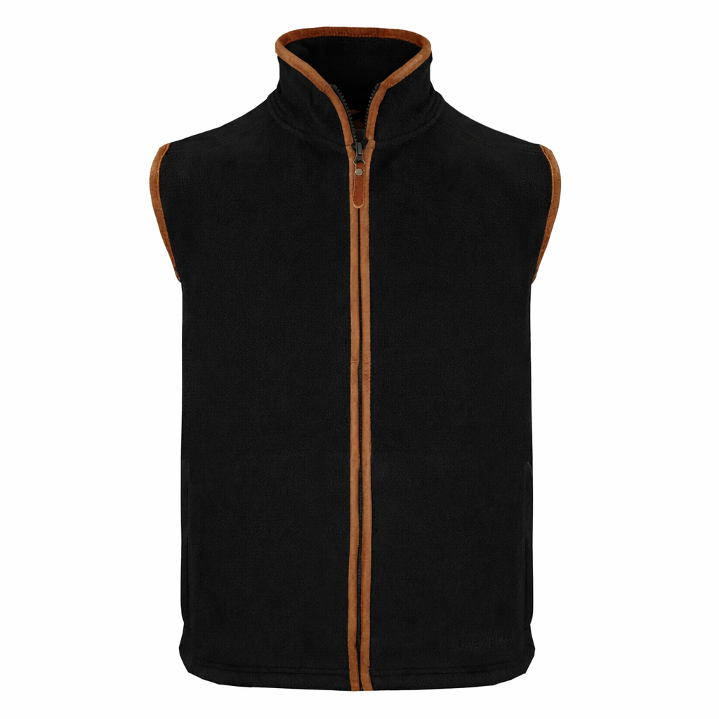 Hazy Blue Mens Fleece Waistcoat Gilet Bodywarmer - Bentley