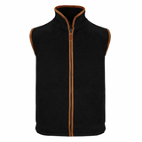 Hazy Blue Mens Fleece Waistcoat Gilet Bodywarmer - Bentley