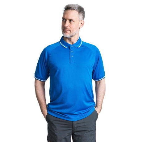 Trespass Mens Bonington Quick Dry Active Polo Shirt - Just £14.99! Shop now at Warwickshire Clothing. 