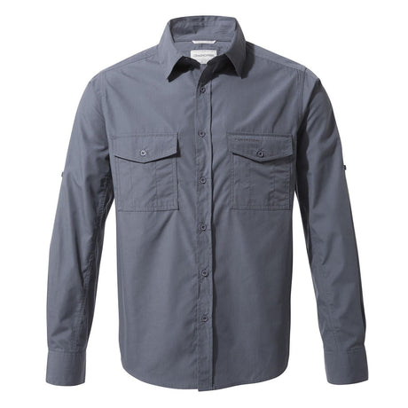 Craghoppers Mens New Kiwi Long Sleeved Shirt Walking Nosi Defence Travel - Just £29.99! Shop now at Warwickshire Clothing. 