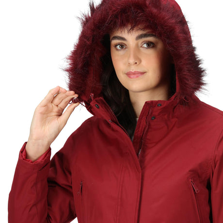 Regatta Womens Sabinka Fur Trim Waterproof Insulated Parka Coat - Just £39.99! Shop now at Warwickshire Clothing. 