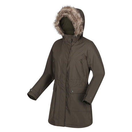 Regatta Womens Sabinka Fur Trim Waterproof Insulated Parka Coat - Just £39.99! Shop now at Warwickshire Clothing. 