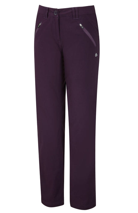 Craghoppers Womens Dark Purple Kiwi Pro Stretch Trousers - Just $39.99! Shop now at Warwickshire Clothing. Free Dellivery.