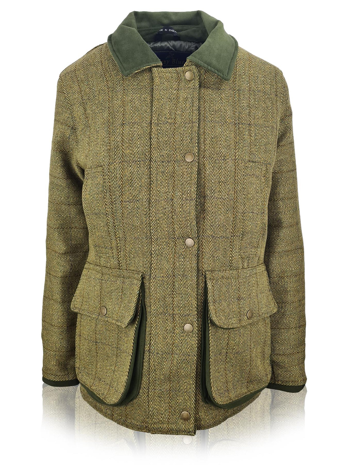 Hazy Blue Womens Quilted Derby Tweed Shooting Jacket - Premium clothing from Hazy Blue - Just $84.99! Shop now at Warwickshire Clothing