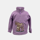 Hazy Blue Kids Half Zip Fleece