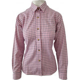 Country Classics Womens Check Long Sleeve Shirt - Penny Pink - Just £16.99! Shop now at Warwickshire Clothing. 