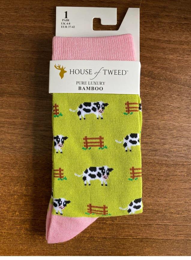 House of Tweed Pure Luxury Women's Bamboo Socks - Animal Pattern Collection - Just $5.99! Shop now at Warwickshire Clothing. Free Dellivery.