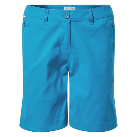 Craghoppers Women's Stretch Kiwi Pro Shorts - Mediterranean Blue - Just $24.99! Shop now at Warwickshire Clothing. Free Dellivery.