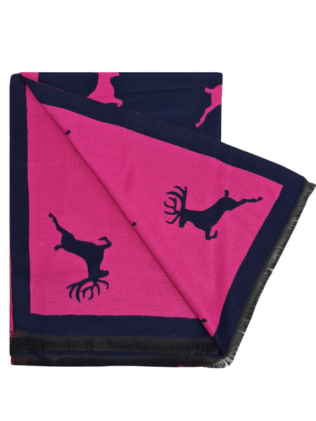 Hazy Blue New Heritage Collection Women's Scarves  - STAG - Just £13.99! Shop now at Warwickshire Clothing. 