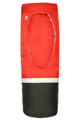 Sierra Designs Frontcountry Bed 20°F (-7°C) Synthetic Sleeping Bag - Regular - Red/Grey