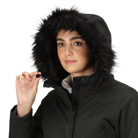 Regatta Womens Sabinka Fur Trim Waterproof Insulated Parka Coat - Just £39.99! Shop now at Warwickshire Clothing. 