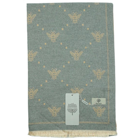 Heritage Warm Cashmere Pashmina Soft Feel Scarves - Bee with Dots - Just £13.99! Shop now at Warwickshire Clothing. 