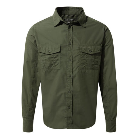 Craghoppers Mens New Kiwi Long Sleeved Shirt Walking Nosi Defence Travel - Just £29.99! Shop now at Warwickshire Clothing. 