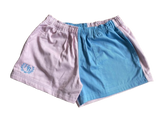 Hazy Blue Nelson Colour Block Shorts - Unisex Sports & Leisure