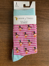 House of Tweed Pure Luxury Women's Bamboo Socks - Animal Pattern Collection - Just $5.99! Shop now at Warwickshire Clothing. Free Dellivery.