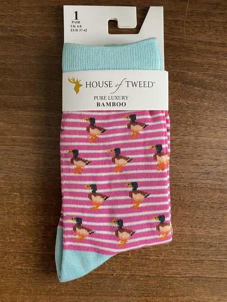 House of Tweed Pure Luxury Women's Bamboo Socks - Animal Pattern Collection - Just £5.99! Shop now at Warwickshire Clothing. 