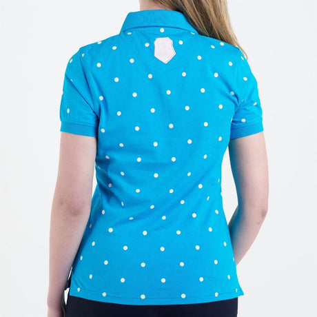 Hazy Blue Womens Short Sleeve Polo Shirt - Lilly - Just £14.99! Shop now at Warwickshire Clothing. 