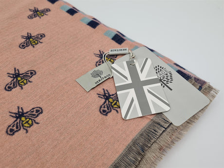 Heritage Ladies Cashmere Luxury Scarf - Bee - Just £13.99! Shop now at Warwickshire Clothing. 