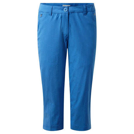 Craghoppers Womens Kiwi Pro Full Stretch 3/4 Crops  Capri Light Summer Trousers - Just £31.99! Shop now at Warwickshire Clothing. 