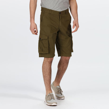 Regatta Mens Shorebay Cargo Breathable Cotton Shorts - Just £19.99! Shop now at Warwickshire Clothing. 