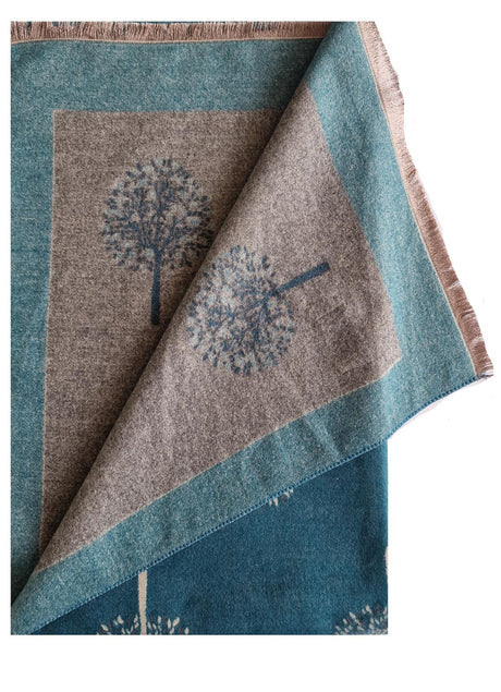 Hazy Blue Tree Of Life Scarfs - Just £13.99! Shop now at Warwickshire Clothing. 