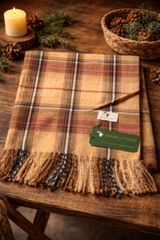 House Of Tweed Womens Soft Check Tartan Scarf