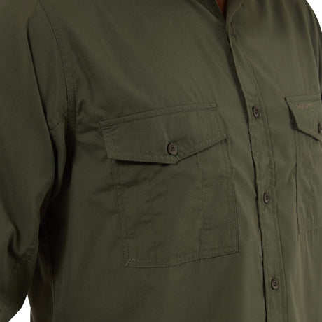 Craghoppers Mens New Kiwi Long Sleeved Shirt Walking Nosi Defence Travel - Just £29.99! Shop now at Warwickshire Clothing. 