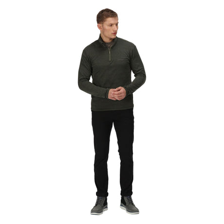 Regatta Mens Elgor II Half Zip Long Sleeved Jumper Pullover - Just £16.99! Shop now at Warwickshire Clothing. 