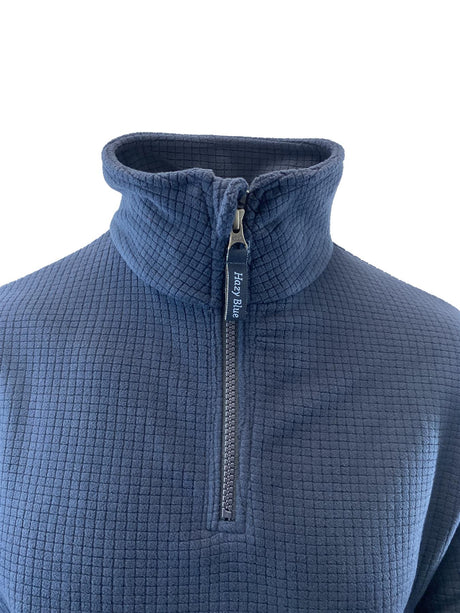 Hazy Blue Mens Half Zip Pullover Fleece - Brooklyn - Just £17.90! Shop now at Warwickshire Clothing. 