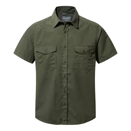 Craghoppers Mens Kiwi Short Sleeved Shirt Nosi Defense - Just £26.99! Shop now at Warwickshire Clothing. 