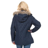 Trespass Womens Jenna Jacket Waterproof Qulited Padded Hooded Coat - Premium clothing from Trespass - Just $25.49! Shop now at Warwickshire Clothing