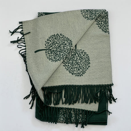 House of Tweed Tree of Life Scarf - Just £14.99! Shop now at Warwickshire Clothing. 