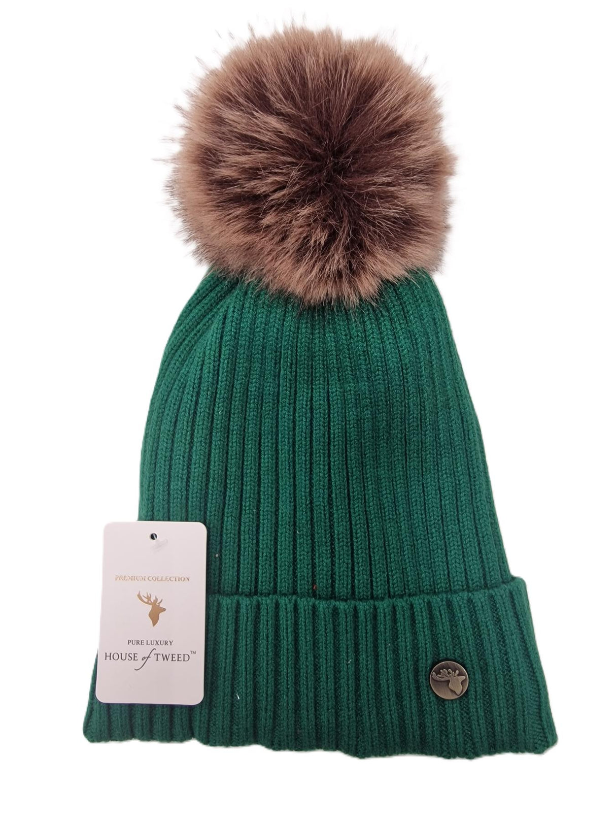 House Of Tweed Womens Luxury Bobble Beanie Hat Warm Pom Pom Ladies Wooly - Just $13.99! Shop now at Warwickshire Clothing. Free Dellivery.