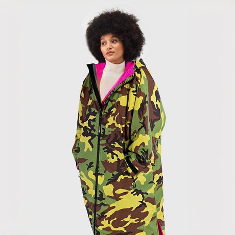 Hazy Blue Unisex Waterproof Camo Edition All Weather Changing Robe - Just £79.99! Shop now at Warwickshire Clothing. 