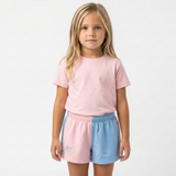 Hazy Blue Harper Colour Block Kids Shorts - Unisex Sports & Leisure