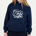 Hazy Blue Womens Hooded Sweatshirts - Crazy Dog Lady - Lola - Just £18.50! Shop now at Warwickshire Clothing. 
