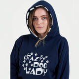 Hazy Blue Womens Hooded Sweatshirt Crazy Dog Lady - Premium clothing from Hazy Blue - Just $18.50! Shop now at Warwickshire Clothing
