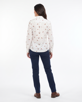 Hazy Blue Womens Long Sleeve Pheasant Shirt - Diana