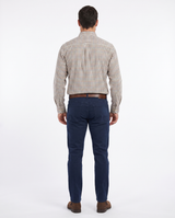 Country Classics Mens Long Sleeve Buttoned Down Collar Shirt - Taunton Blue