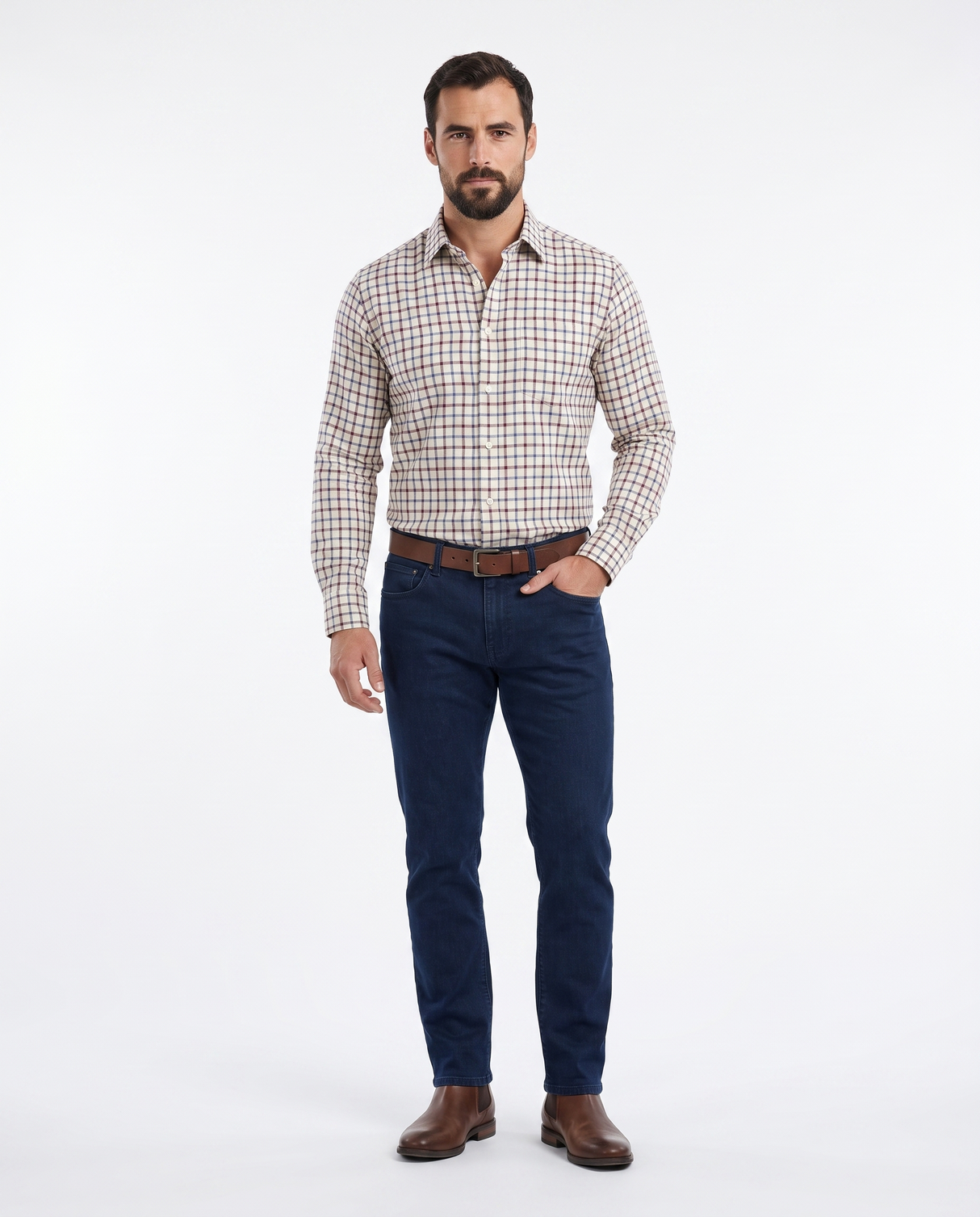 Country Classics Mens Long Sleeve Pure Cotton Shirt