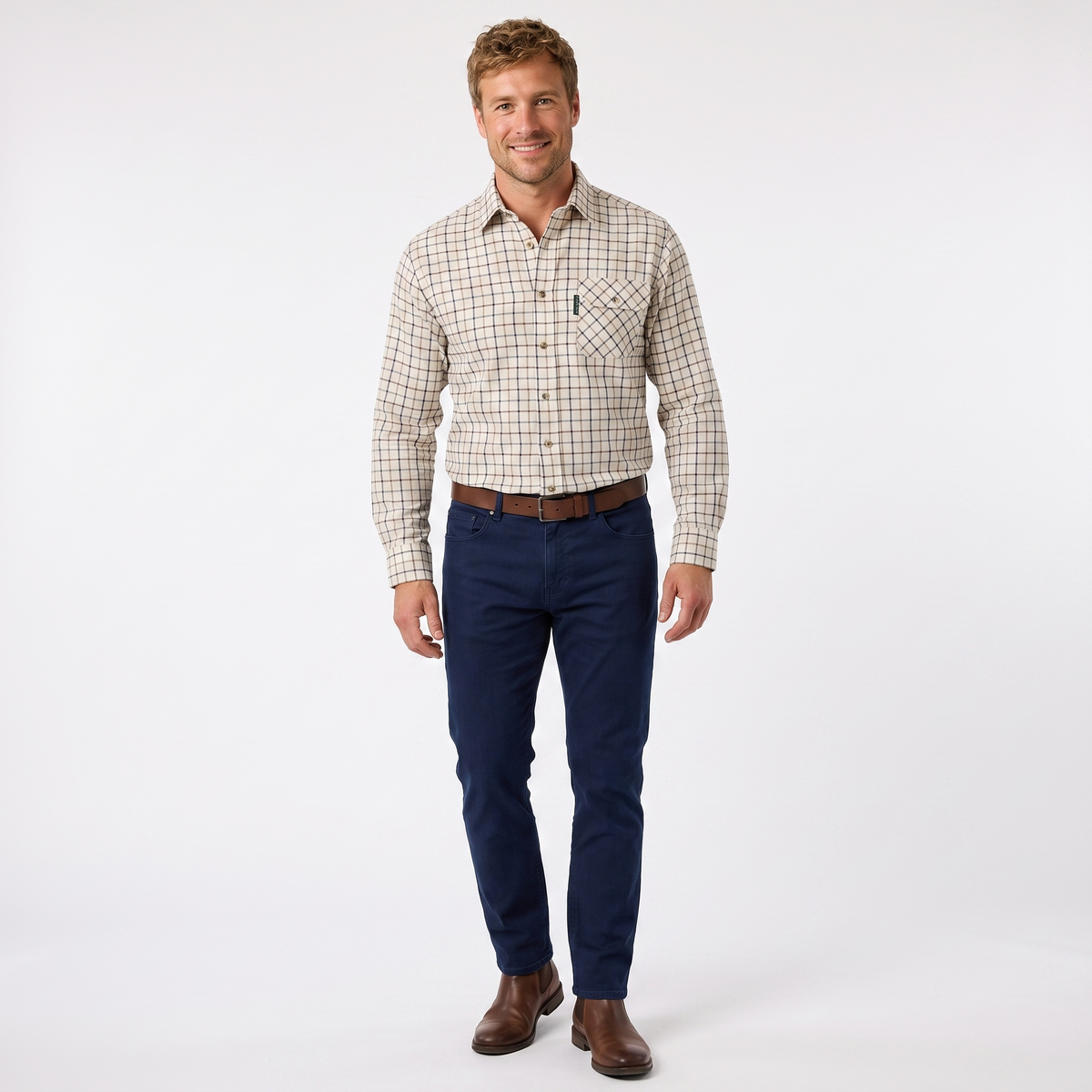 Country Classics Mens Long Sleeve Check Country Shirt - Kelso