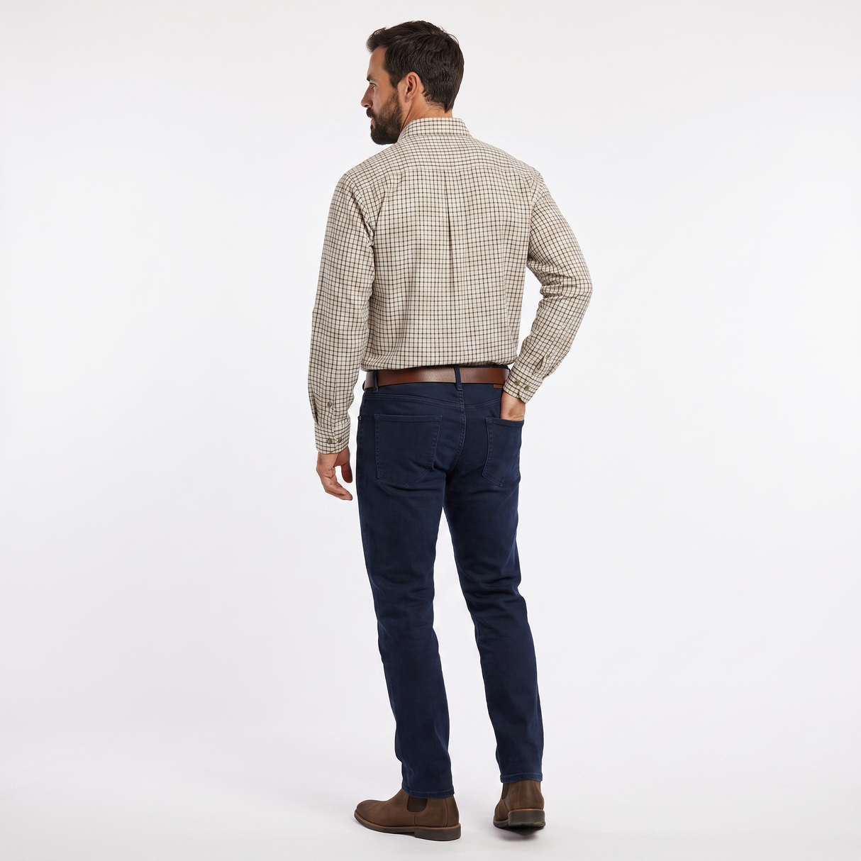 Country Classics Mens Long Sleeve Shirt - Ragley Wine